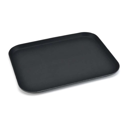 Bandeja Camarero Fiberglass Negra Antide45X65X2.2