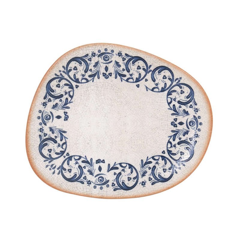 Plato Postre Tango Laudum 24X19.5Cm