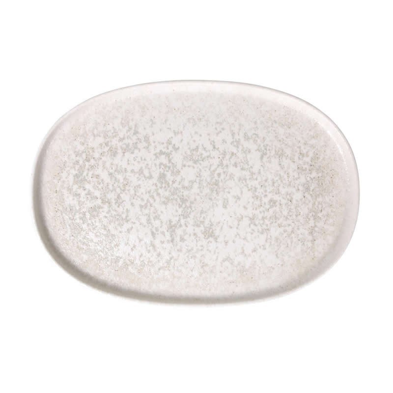 Bandeja Oval Hygge Sand 34X23.5X2Cm