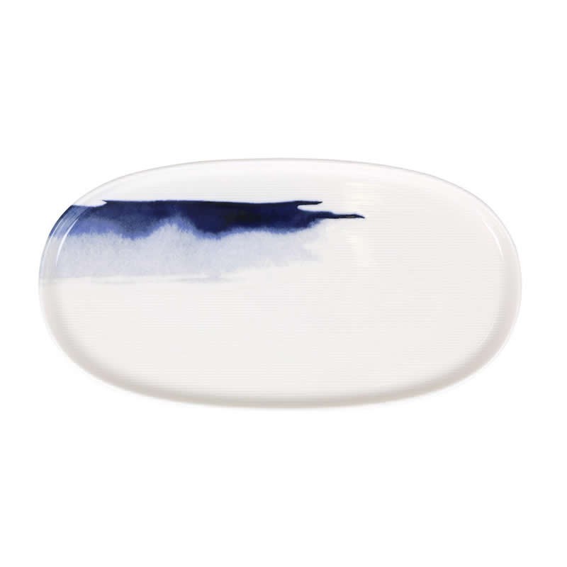 Bandeja Oval Hygge Marmara 30X16Cm