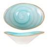 Bowl Oval Aqua 23X16X8Cm