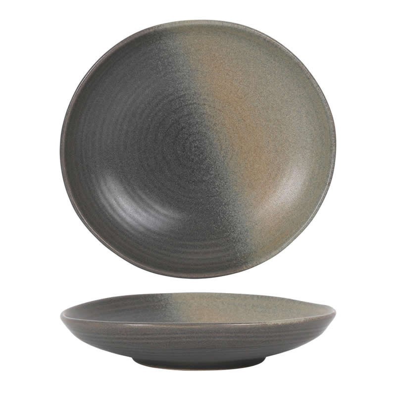 Plato Hondo Ripple Mileto Ø26X5Cm