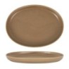 Bandeja Oval Marron Aljarafe 31X23X4Cm