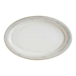Bandeja Oval Albus Galata 22X14X2Cm