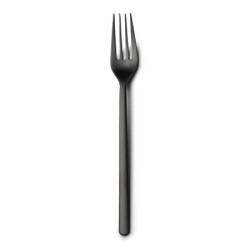 #-48-Tenedor Postre Nature 18/0 Mate Negro
