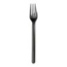 #-48-Tenedor Postre Nature 18/0 Mate Negro
