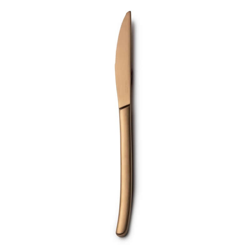 #-48-Cuchillo Postre Nature 13/0 Mate Cobre