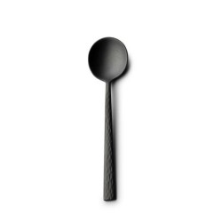 #-48-Cuchara Postre Kyoshi 18/0 Vintage Negro