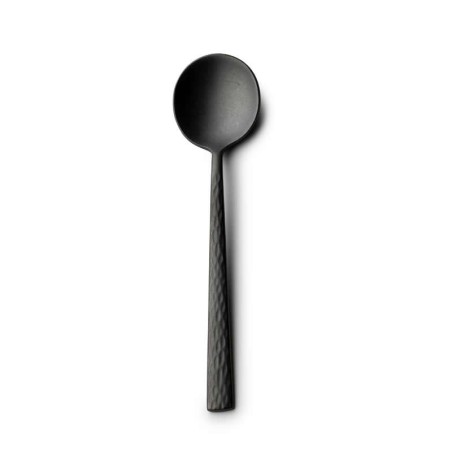 #-96-Cuchara Moka Kyoshi 18/0 Vintage Negro