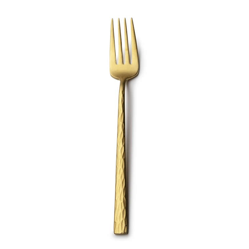 #-48-Tenedor Mesa Kyoshi 18/0 Vintage Dorado