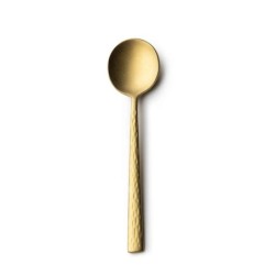#-48-Cuchara Postre Kyoshi 18/0 Vintage Dorado