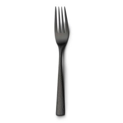 #-48-Tenedor Mesa Mercury 18/0 Mate Negro