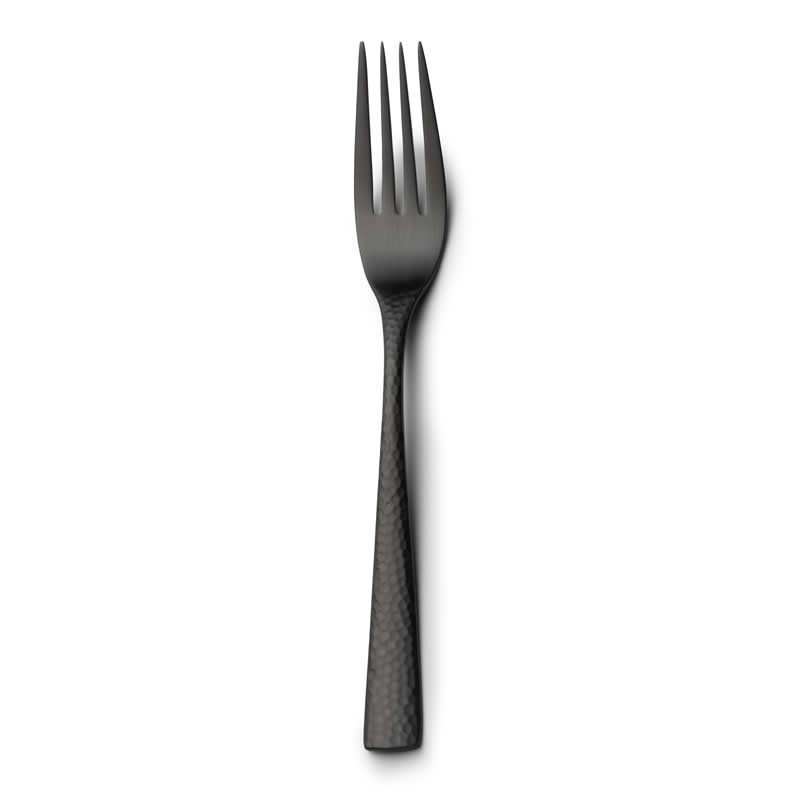 #-48-Tenedor Mesa Mercury 18/0 Mate Negro