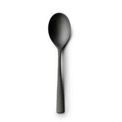 #-48-Cuchara Postre Mercury 18/0 Mate Negro