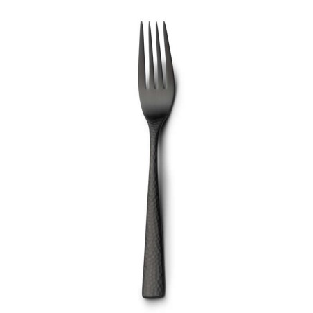 #-48-Tenedor Postre Mercury 18/0 Mate Negro