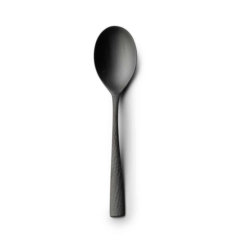 #-96-Cuchara Cafe Mercury 18/0 Mate Negro