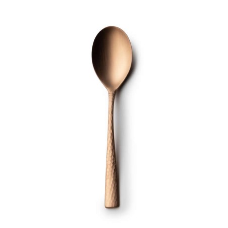 #-48-Cuchara Postre Mercury 18/0 Mate Cobre