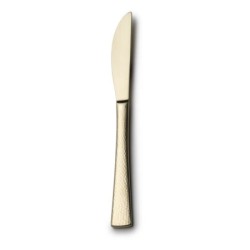 #-48-Cuchillo Postre Mercury 13/0 Mate Champagne