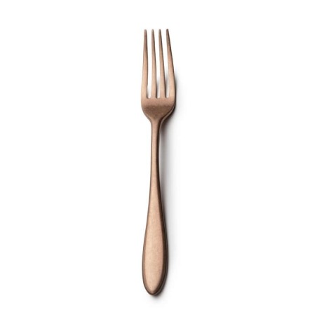 #-48-Tenedor Mesa Alejandria 18/0 Vintage Cobre