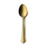#-48-Cuchara Postre Florencia 18/0 Vintage Dorado
