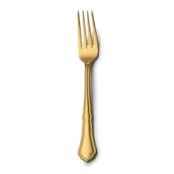 #-48-Tenedor Postre Florencia 18/0 Vintage Dorado