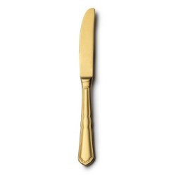#-48-Cuchillo Postre Florencia13/0 Vintage Dorado