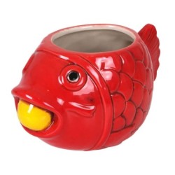 #-24- Tiki Fish 18X10X9Cm 60Cl