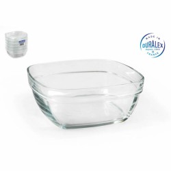 Bowl Apilable 14Cm/610Cc Transp. Cuadr Lys