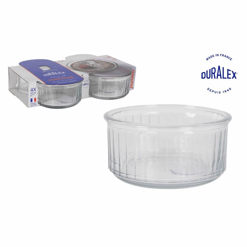 Set 4 Ramequin Transparente Ovenchef 24Cl