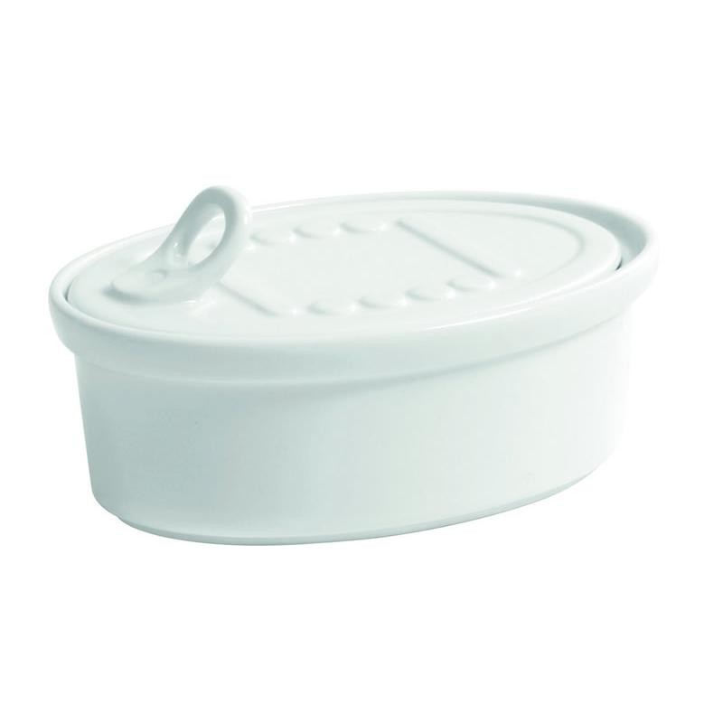 & Lata Oval C/Tapa 17Cl. 13X9X5Cm (Complementos)
