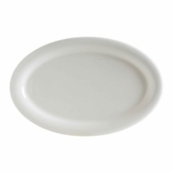 Bandeja Oval Albus 32X21X2Cm