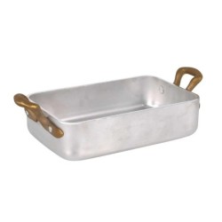 Mini Bandeja Aluminio C/Asas 18X5X11,5X5Cm