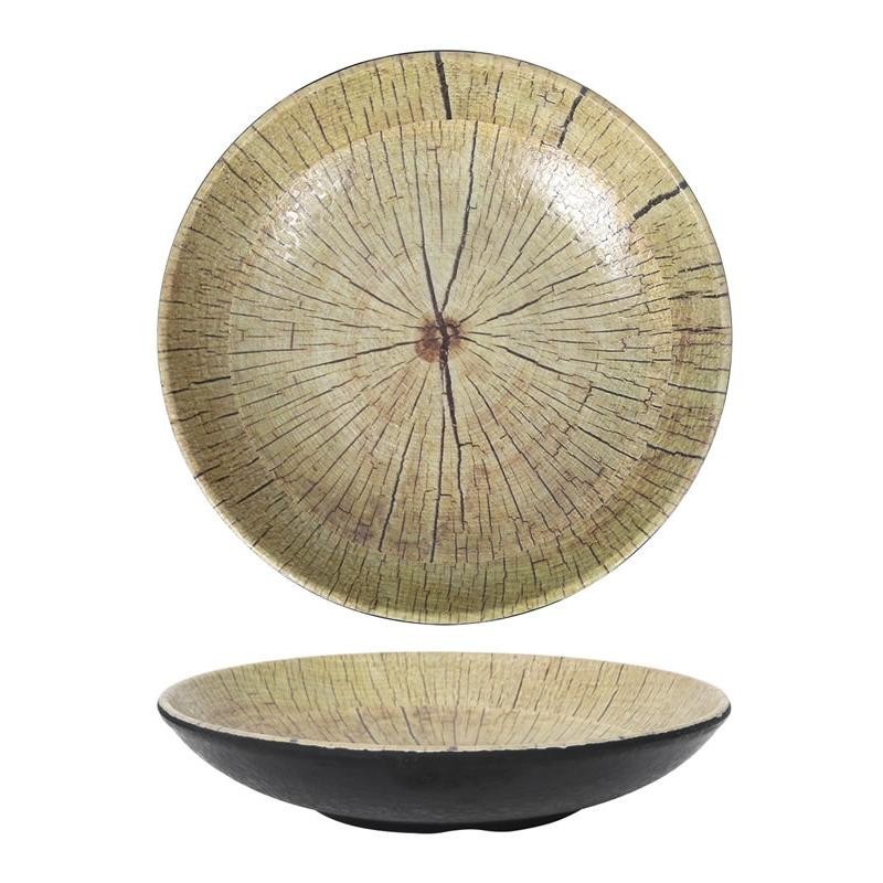 # -12- Plato Hondo Korio Tree 23X4.5Cm