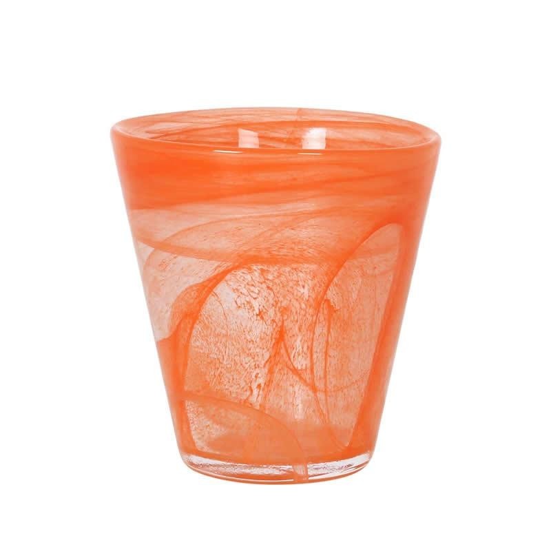 Vaso Agua Sirtaky Naranja 28Cl 9.5X10Cm