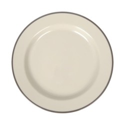 Plato Llano Sotavento Marron 28X2.5Cm