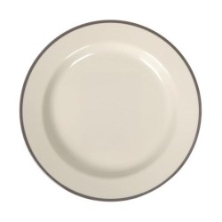 Plato Llano Sotavento Marron 26X2.5Cm