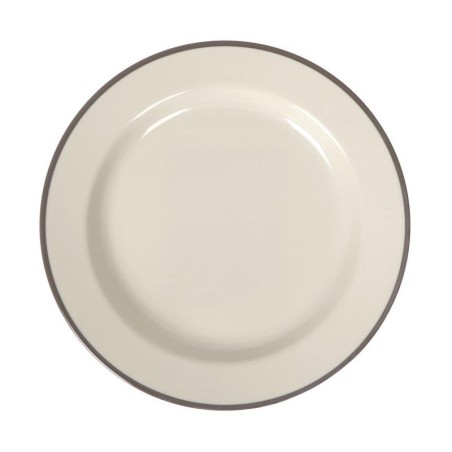 Plato Llano Sotavento Marron 26X2.5Cm