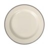 Plato Llano Sotavento Marron 26X2.5Cm