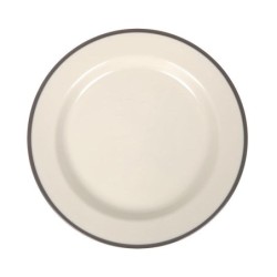 Plato Llano Sotavento Marron 23X2.5Cm