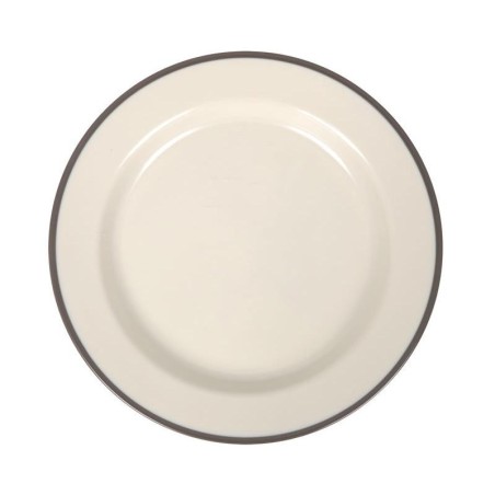Plato Llano Sotavento Marron 23X2.5Cm
