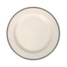 Plato Llano Sotavento Marron 23X2.5Cm