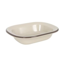 Bowl Rectangular Sotavento Marron 20X15Cm