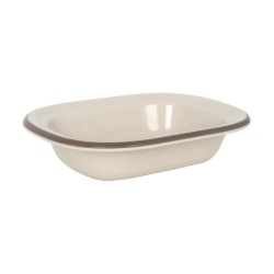 Bowl Rectangular Sotavento Marron 18X13.5Cm