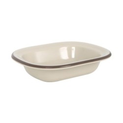 Bowl Rectangular Sotavento Marron 16X12Cm