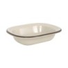 Bowl Rectangular Sotavento Marron 16X12Cm
