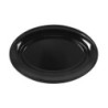 Bandeja Oval Sotavento Negro 30X19.5Cm