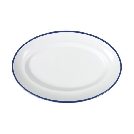 Bandeja Oval Sotaventof/Azul 30X19.5Cm