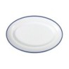 Bandeja Oval Sotaventof/Azul 30X19.5Cm