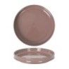 Plato Bambola Degustacion Marron Ø16X2.5Cm 30Cl