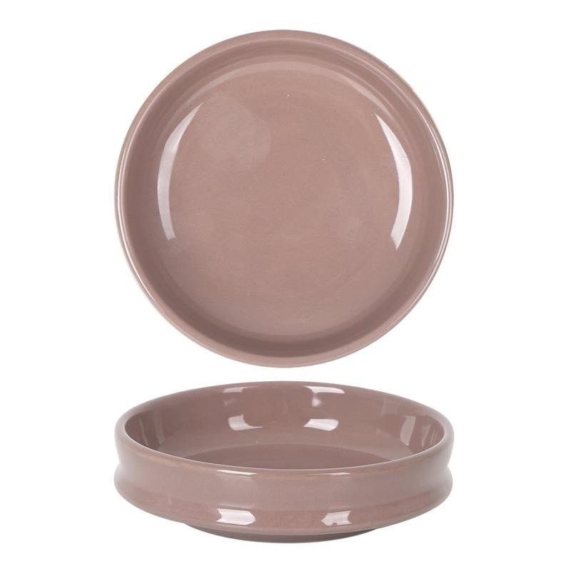 Plato Bambola Degustacion Marron Ø9X2.5Cm 9Cl